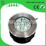 Wholesale 6 LED LEDs RGB Recessed LED Underwater Lights