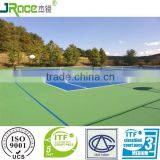 outdoor plastic flooring cushion rubber covering tennis court flooring