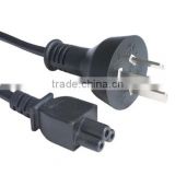 Argentina 3 pin plug to IEC C5 female power cord