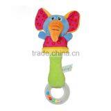 Soft Plush Educational Animal Rattle Hand Bells Baby Toy thumbnail-3