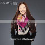 Custom Design Wool Square Scarf