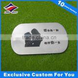 Zinc Alloy,Metal Material and Tag Type Metal Luggage Tag Engraving Keychain Tags thumbnail-1