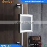 Beelee Square LED Mirror Modern Compact Wall Mounted Mirror thumbnail-1