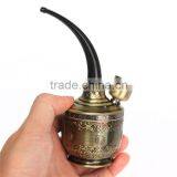 Bronze Water Smoking Pipe Shisha Hookah Cigarette Holder Pipe Hookah Filter Smoke