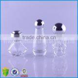Wholesale Clear 8ml 12ml Empty Cosmetic Glass Liquid Bottle With Metal Cap thumbnail-5