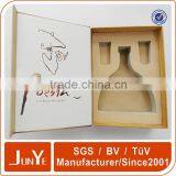 New Design Flat Top Wine Paper Box With Die Cut EVA Holder thumbnail-1