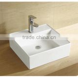 Art Square Countertop Bathroom Ceramic Wash Basin CB-45038