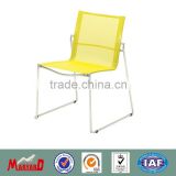 Elegant stainless steel sling chair for hotel suppliers