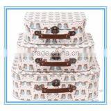 Paper Cardboard Suitcase Box With Handle thumbnail-3