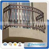 Ornamental wrought iron railing parts/wrought iron balcony railing