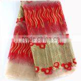 2015african French Net Lace Floral Dress Fabric French Lace Wedding Dress Fabric thumbnail-3