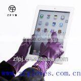 Wholesale Low Price High Quality Customized Touch Screen Gloves Leather