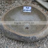 Finest made natural cobble stone sink, pool