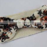 Cheap Floral Print Fabric Korean Baby Headband Kids Headbands thumbnail-6