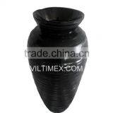 Recycled Rubber Vase, Inside Bamboo Vase thumbnail-1