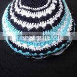 2015 New Crochet Kippah/hand Made Knitted Kippot/judaica Kippah / Cotton Hand-made Kippah thumbnail-3