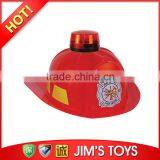 Plastic Helmet Fire Helmet With Light for Children for Party or Roleplay Party thumbnail-2