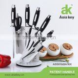 Best Price of 7pcs Chef Knife Set With ABS and SS Handle Acrylic Block thumbnail-1