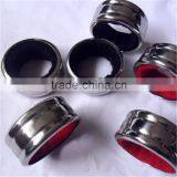 Red Adult Custom Stainless Steel Wine Rings