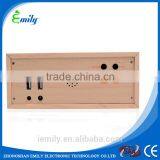 Wooden Qi Wireless Charger Transmitter Bluetooth Speaker + Alarm Clock thumbnail-6