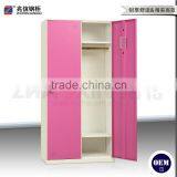 Metal Stainless Locker Swing Door Steel Locker Office Clothes Wardrobe thumbnail-2
