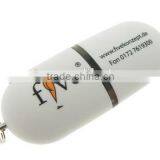 Hot Sale High Quality Plastic Capsule Shaped USB OEM Free Service (U-101) thumbnail-3