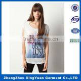 Wholesale Blank Breathable 100% Organic Cotton Maternity Women T-shirts thumbnail-3