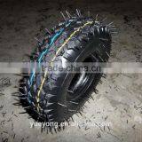 4.10/3.50-4 Tire Pneumatic Rubber Wheels, 10 Inch Tire