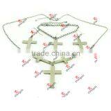 Metal Fashion Simple Style Cross Pendant Earrings Jewellery (CPE51031) thumbnail-2