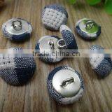 Custom Hand Sewing Satin Fabric Covered Buttons