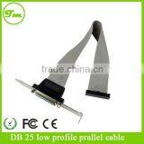 New Motherboard Parallel LPT Printer Port Cable With Low Profile Bracket