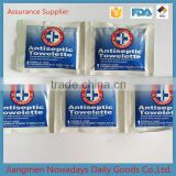 OEM bactericidal disinfectant hand towelette