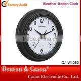 Cason Christmas Weather Station Modern Wall Clock thumbnail-2