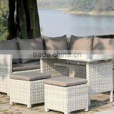 Garden Furniture Rattan Sofa Set of Outdoor Wicker Table Set thumbnail-5