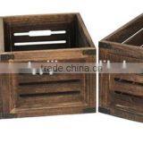 Rustic Wooden Crate,antique Crate Wood for Fruit,wood Crate thumbnail-2