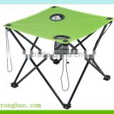 Portable folding camping table