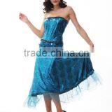 New Arrive Polyester and Spandex Hooded Ladies Party Wear Gown thumbnail-1