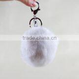 2015 New Fashionable Rabbit Pom Pom Fur Ball for Keychain thumbnail-5