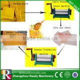 Factory price full automatic beeswax foundation machine / beeswax press machine / beeswax embossing machine