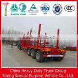 China Factory Supplier 3 Axle ATV Timber Transport Trailer, Log Loader Trailer thumbnail-2