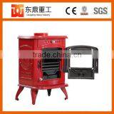 Enamel Wood Stoves Style Wood Burning Stove With Red Colour thumbnail-3