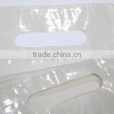 Recycling Plastic Die Cut Handle Bag With Patch Handle Reinforce thumbnail-3