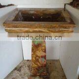 Natural Color ONYX PEDESTALS SINKS BASINS COLLECTION thumbnail-5