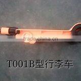 Folding Luggage Wheelbarrow/4 Wheel Wheelbarrow/luggage Trolley/luggage Cart/plastic Wheelbarrows thumbnail-2