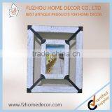 Hot Sell Customized Antique White Wood Photo Frame With Metal Decoration thumbnail-5