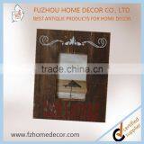 2017 Top Selling Antique Wooden Picture Photo Frame With Silk Screen Printing for Decoration thumbnail-2
