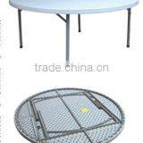 2014 Hot Sale Blow Molding Plastic Folding Round Table thumbnail-1