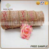 100% Natural Jute Gift Wired Ribbon thumbnail-4