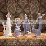 Classical Exquisite Elegance Porcelain Lady Figurine thumbnail-5