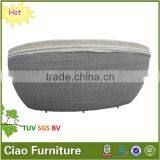 Round Rattan Outdoor Pool Bed With Canopy thumbnail-4